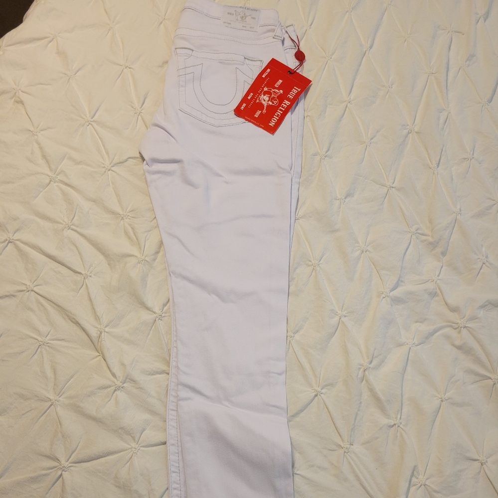 True Religion "The Jennie Mid Rise Denim Jean"